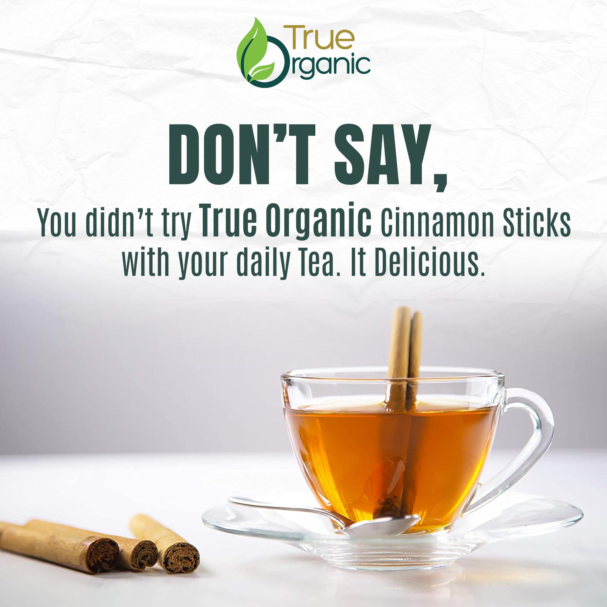 True Organic Ceylon Cinnamon Sticks ideal for grinding into powder.
