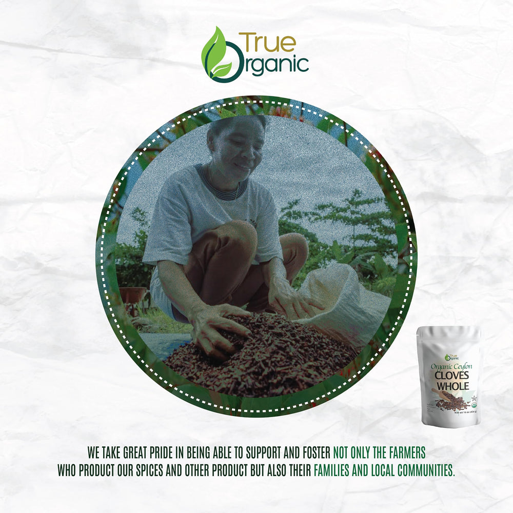 True Organic Ceylon cloves in a pantry setting for everyday cooking