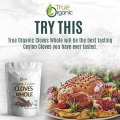 True Organic Ceylon cloves in a kitchen setting for curries and mulled drinks