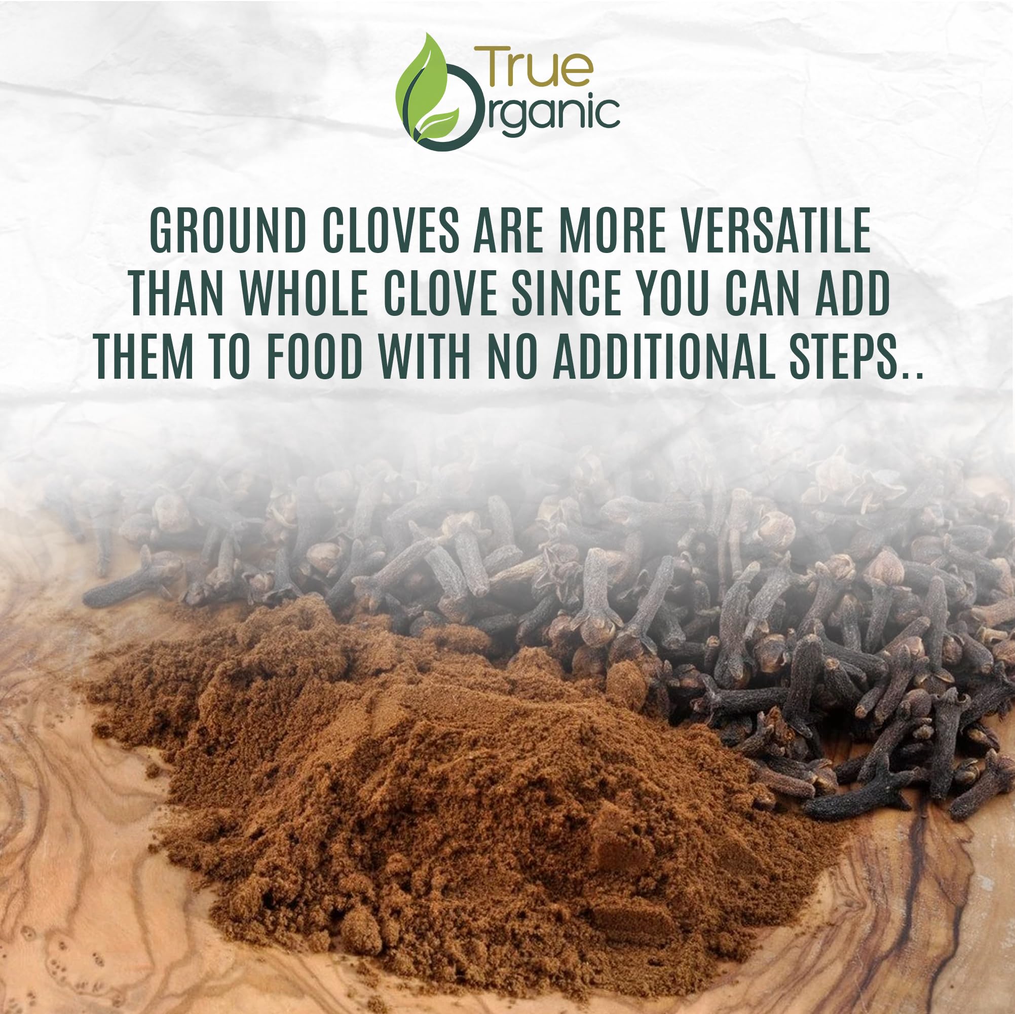 Brewing tea with True Organic ground cloves enhances flavor with subtle spice.