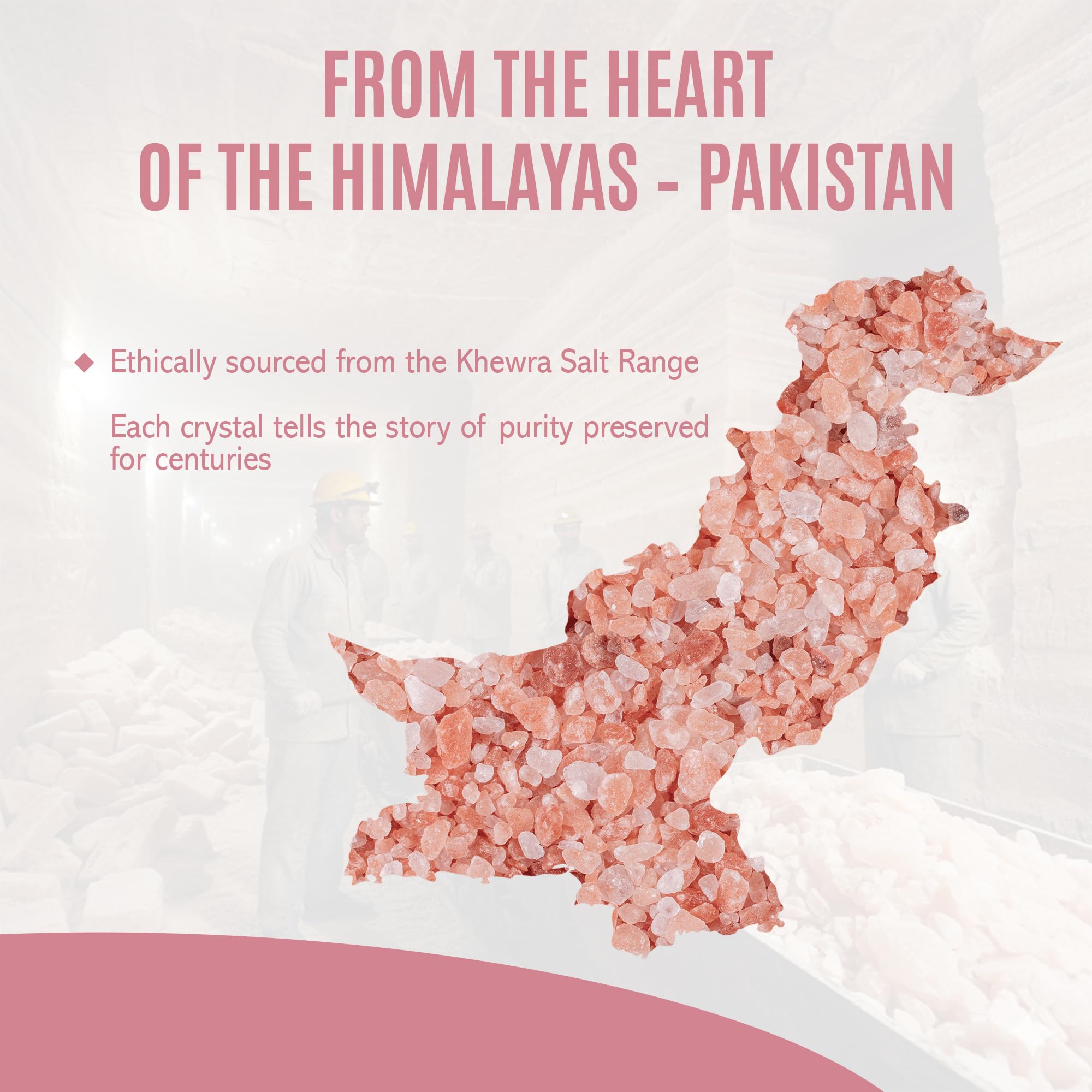 True Organic Himalayan Pink Salt crystal texture blends evenly during baking.