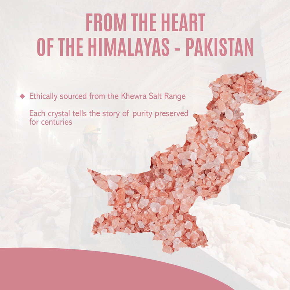 True Organic Himalayan Pink Salt crystal texture blends evenly during baking.