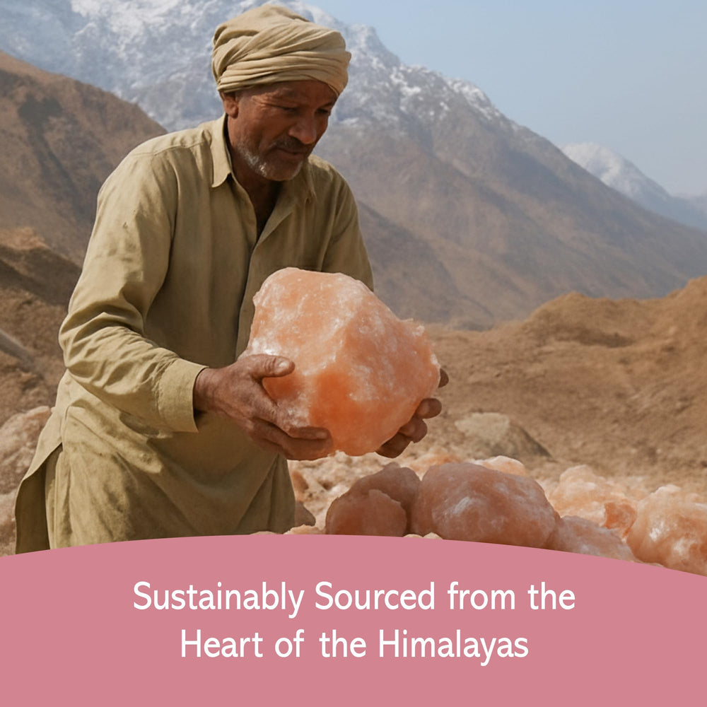 True Organic Himalayan Pink Salt contains trace minerals and pink hue.