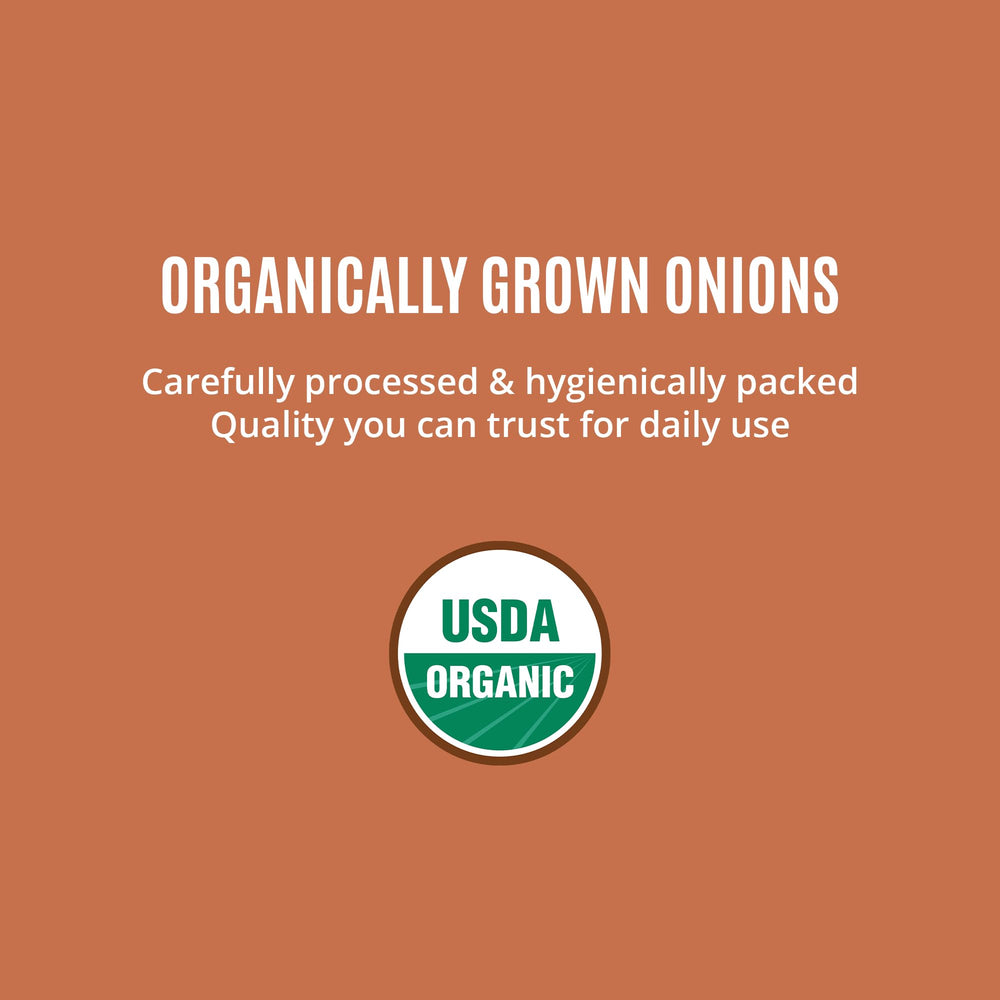 True Organic Onion Powder adds depth to soups and sauces.