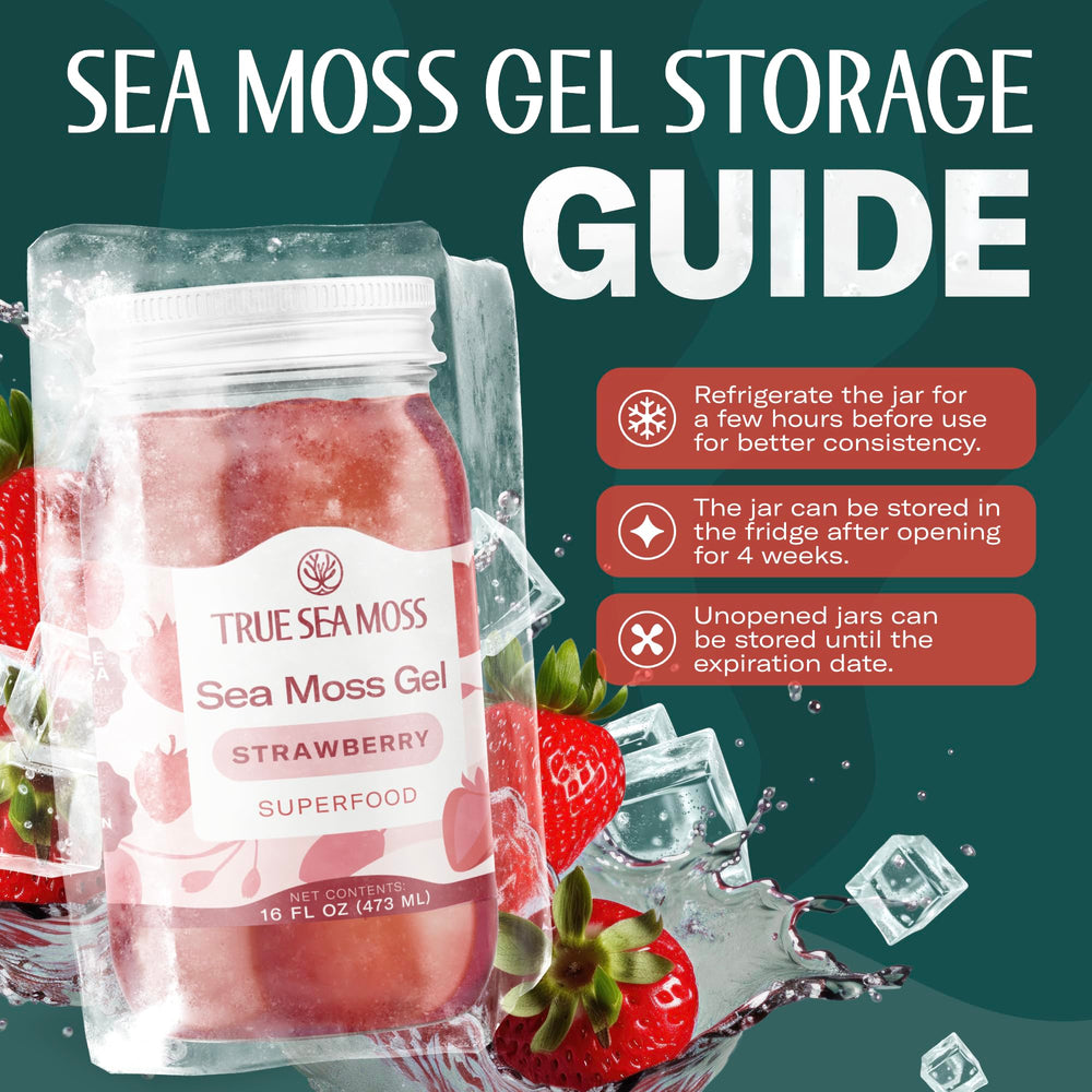 TrueSeaMoss wildcrafted farms note underlines small-batch freshness.