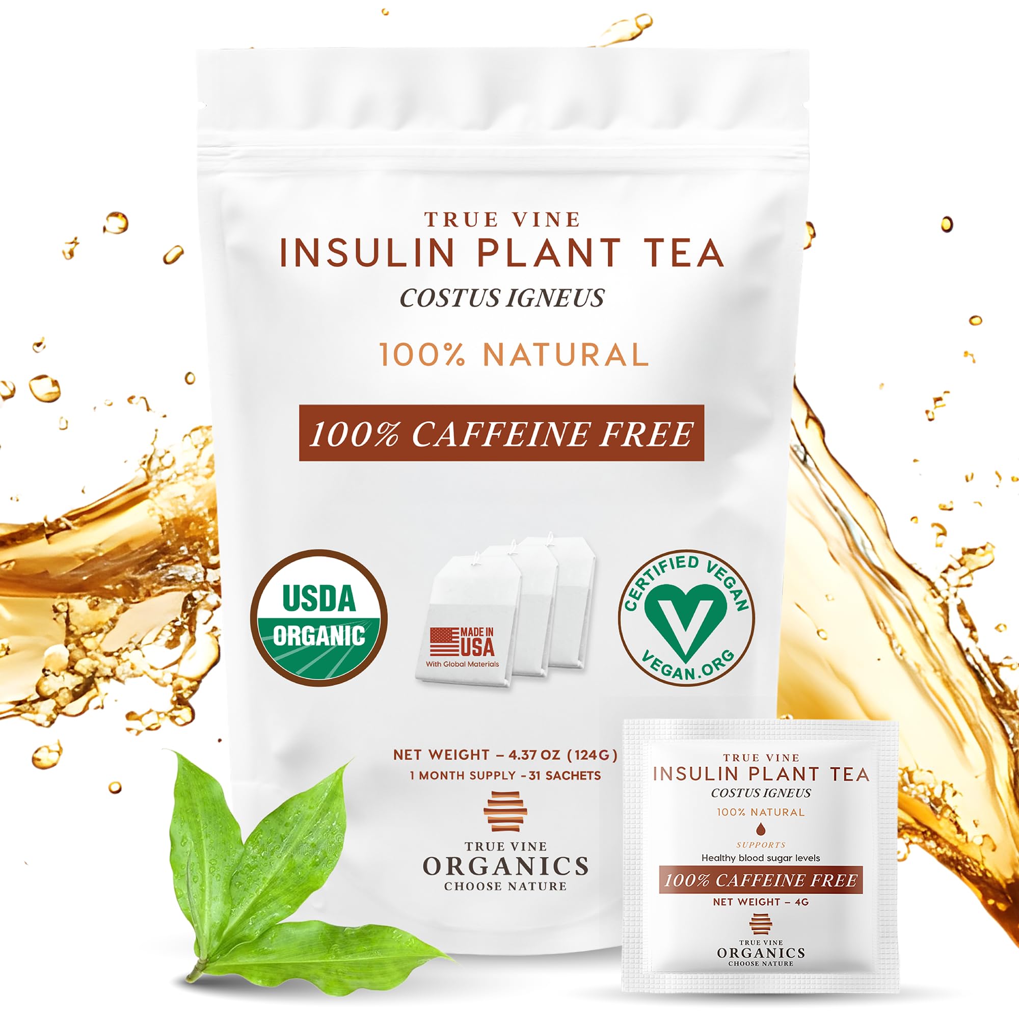 True Vine Insulin Plant Tea environmentally friendly packaging supporting sustainability