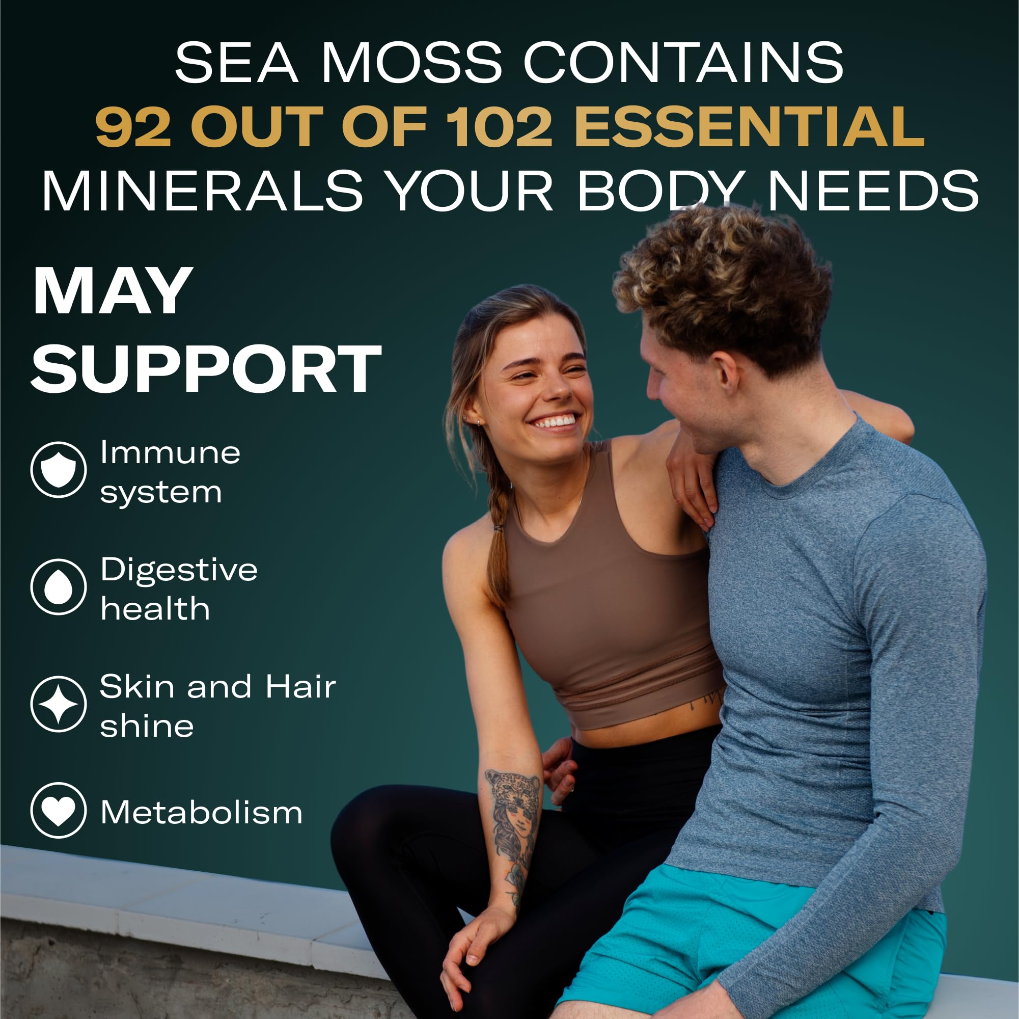 TrueSeaMoss gel ready in a clean jar for smoothies
