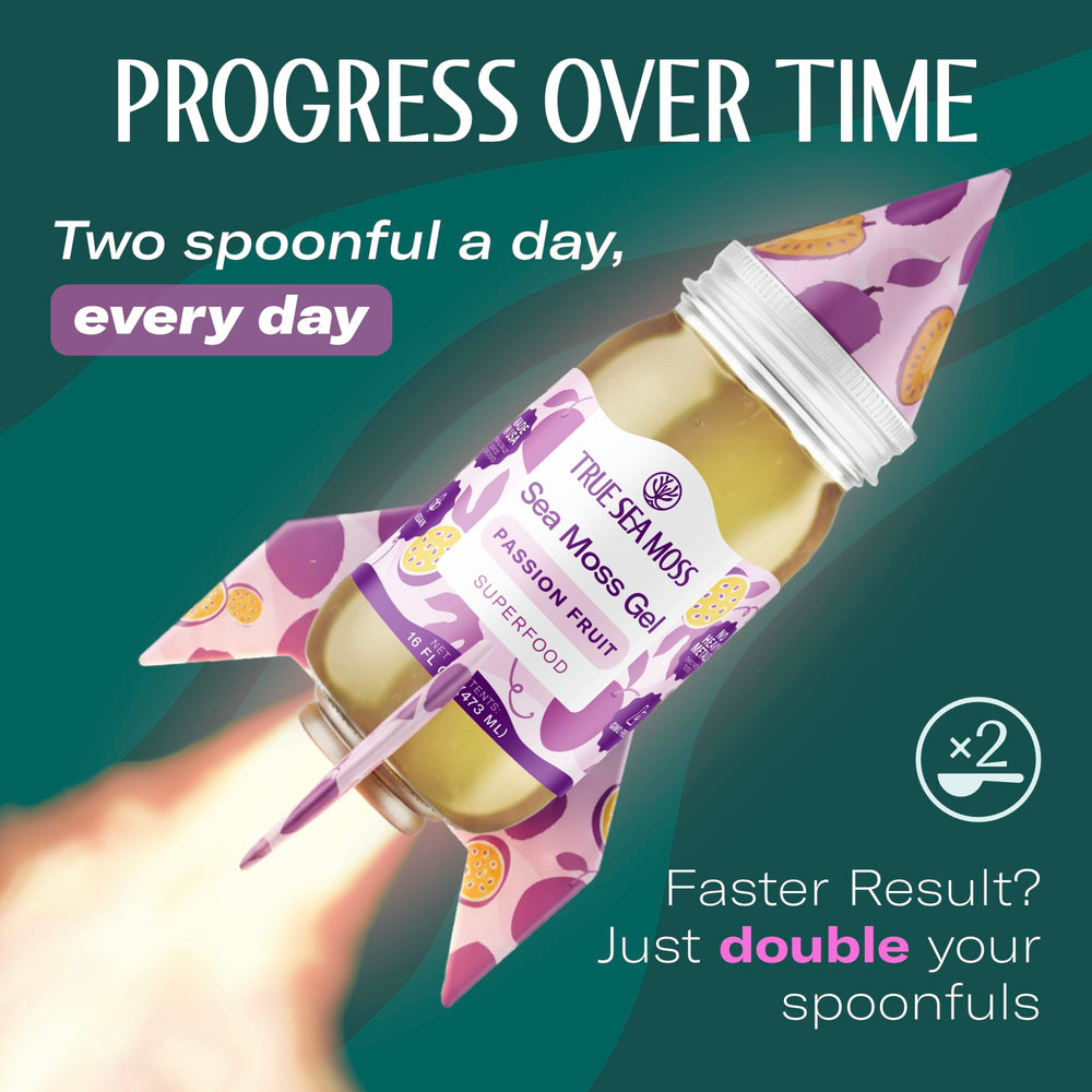 Kid-friendly TrueSeaMoss gel supports a simple daily routine.