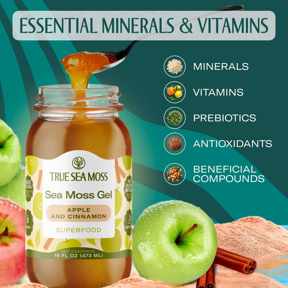 TrueSeaMoss gel in a glass demonstrates easy addition to beverages