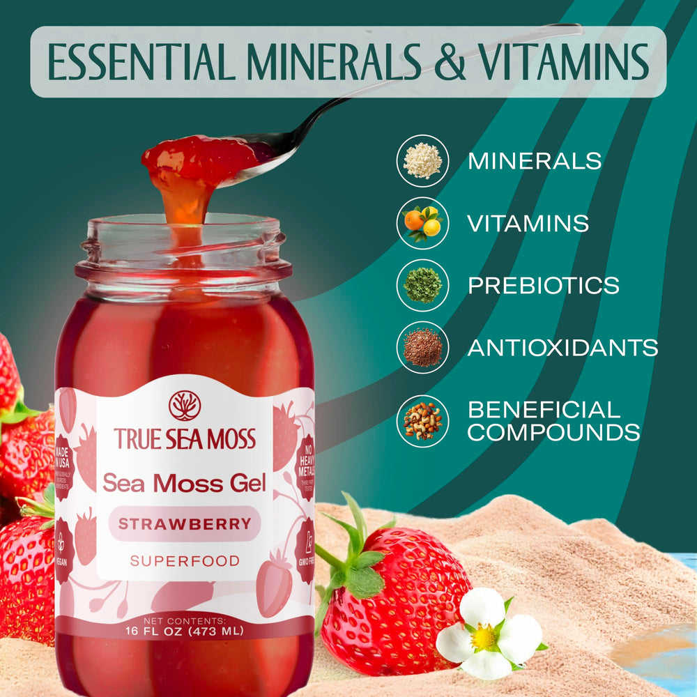 TrueSeaMoss gel as a facial mask highlights skin-friendly minerals
