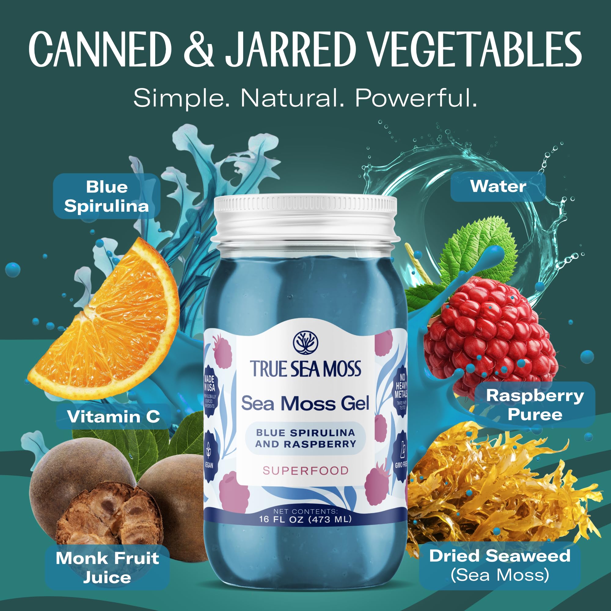 TrueSeaMoss gel shows a smooth texture, ideal for daily shakes and oatmeal.