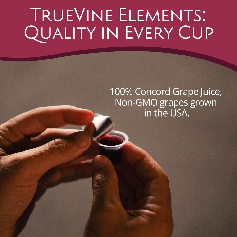 TrueVine prefilled cups with resealable top offer reliable, mess-free service.