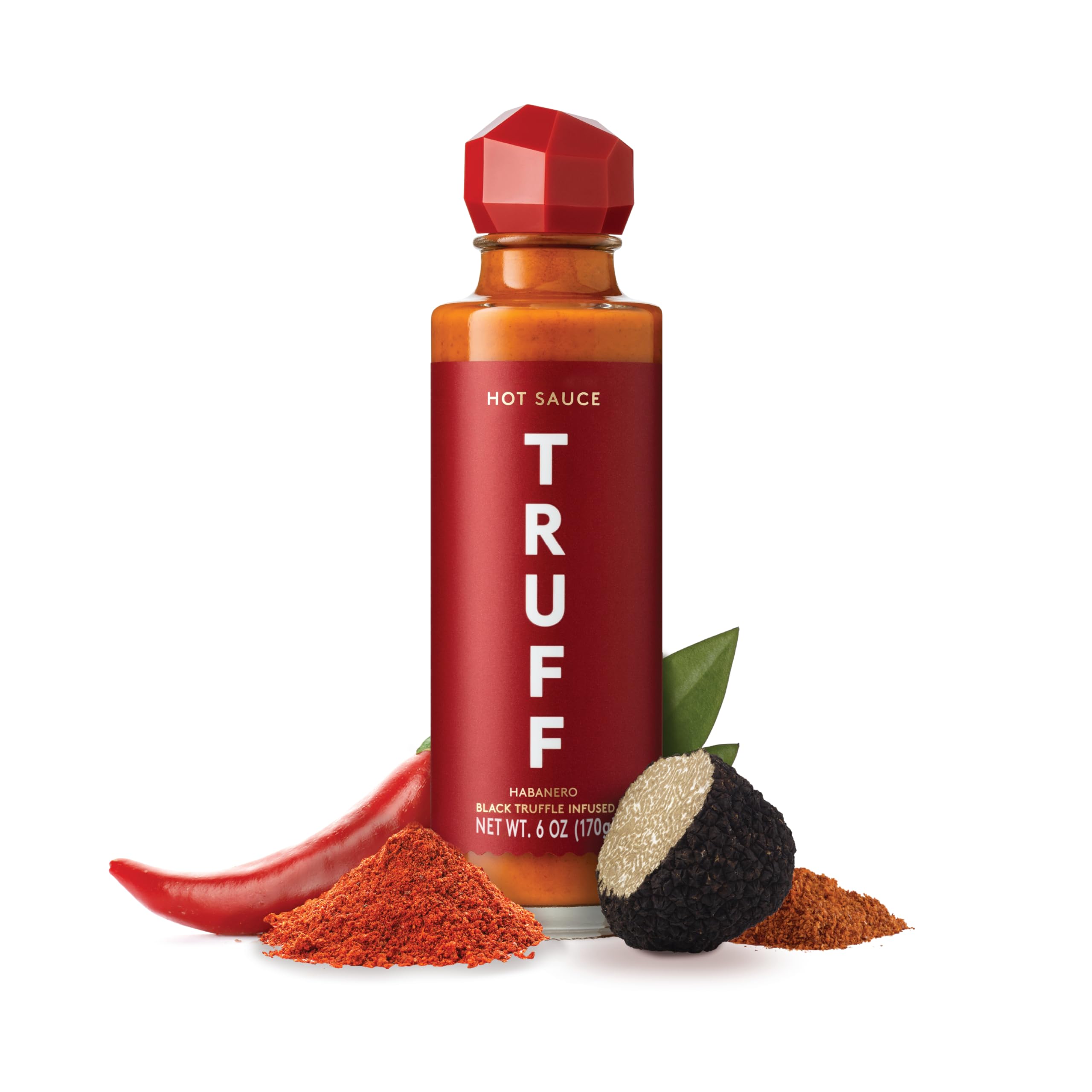 TRUFF Habanero Black Truffle Hot Sauce bottle showcases bold flavor in a premium package