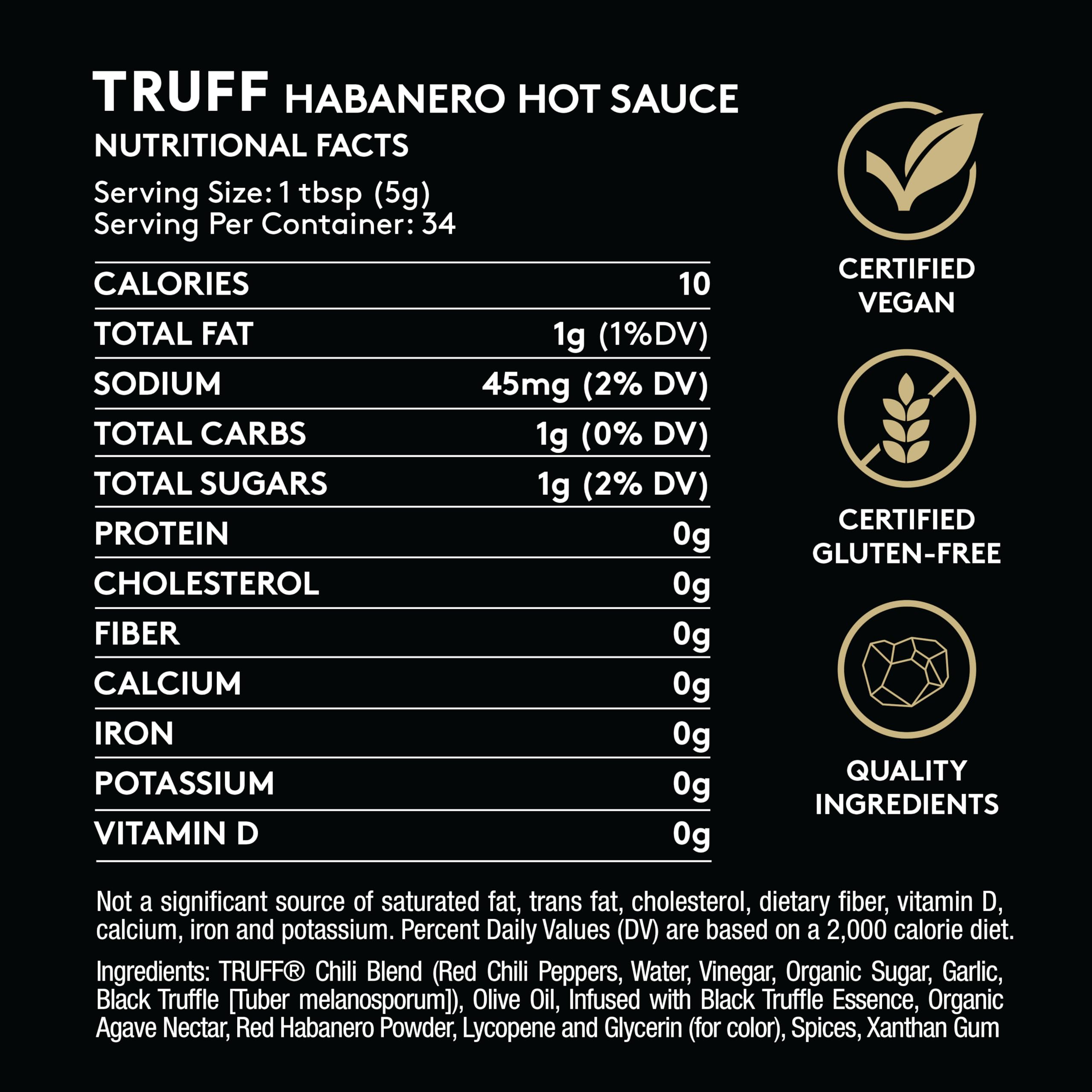 TRUFF Habanero Hot Sauce pours smoothly over a dish for added heat