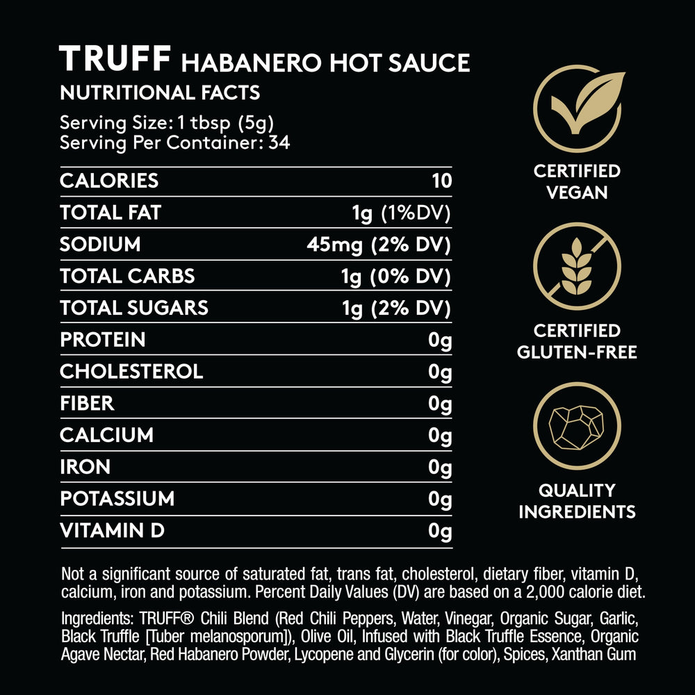 TRUFF Habanero Hot Sauce pours smoothly over a dish for added heat