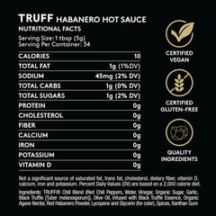 TRUFF Habanero Hot Sauce pours smoothly over a dish for added heat