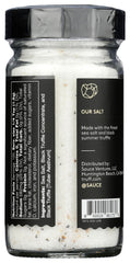TRUFF Salt Truffle closeup jar showcases rich aroma ideal for finishing dishes