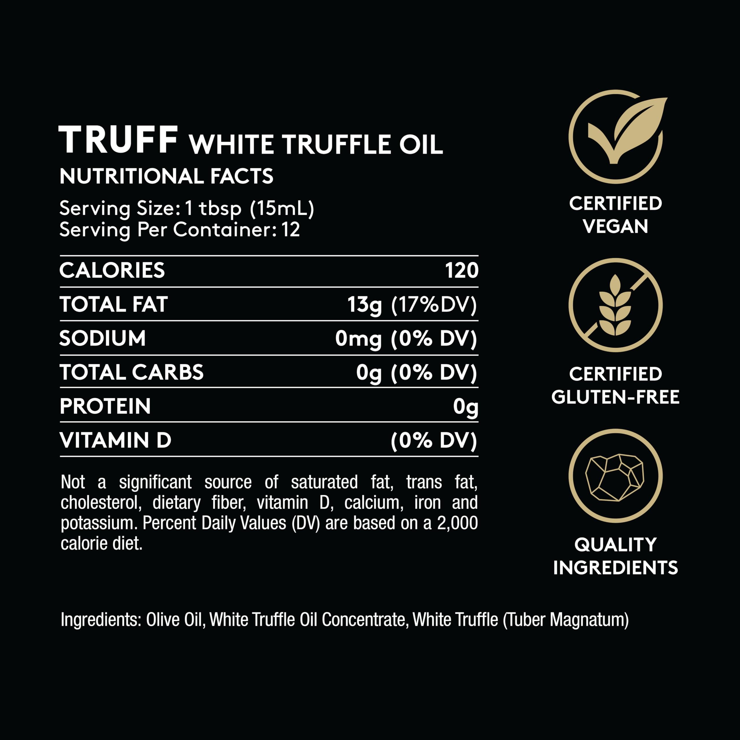 TRUFF White Truffle Oil is poured to add delicate aroma to dishes.