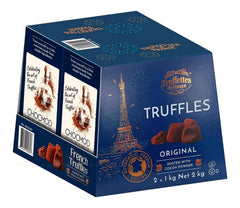 Truffettes de France natural truffles with cocoa dust, a premium gifting option.