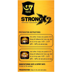 Travel-friendly packaging for on-the-go Trung Nguyen G7 Strong X2