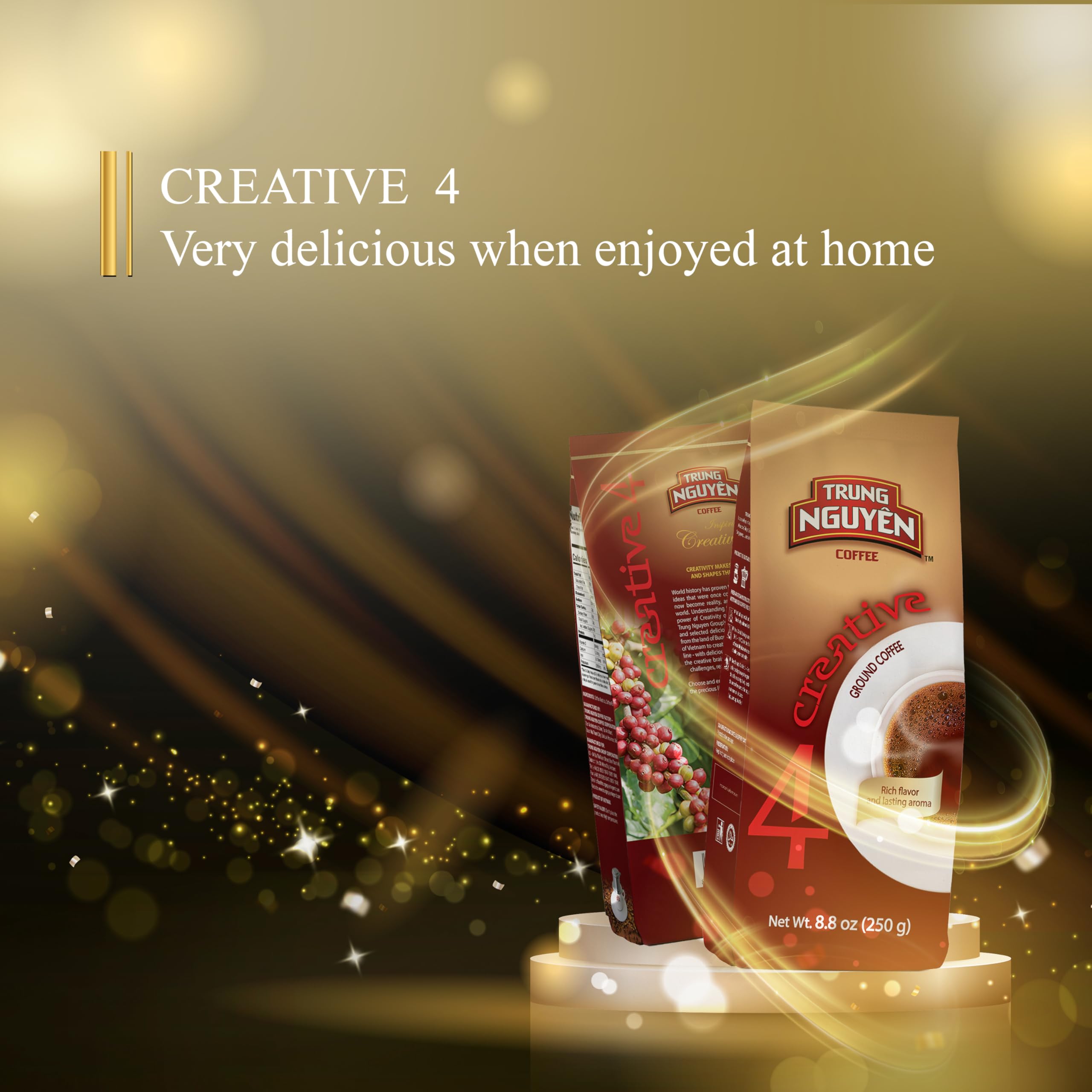 TRUNG NGUYEN LEGEND Creative 4 fresh brewed cup invites daily rituals and steady focus