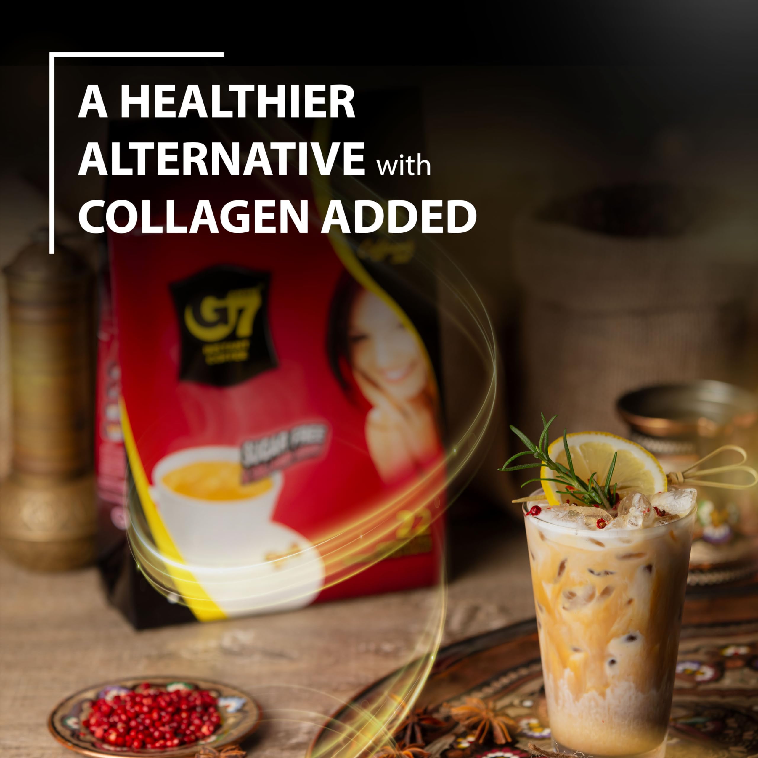 Travel-friendly G7 packaging for on-the-go coffee