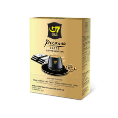 TRUNG NGUYEN LEGEND G7 Gold Picasso Latte stick package for quick, energizing mornings.