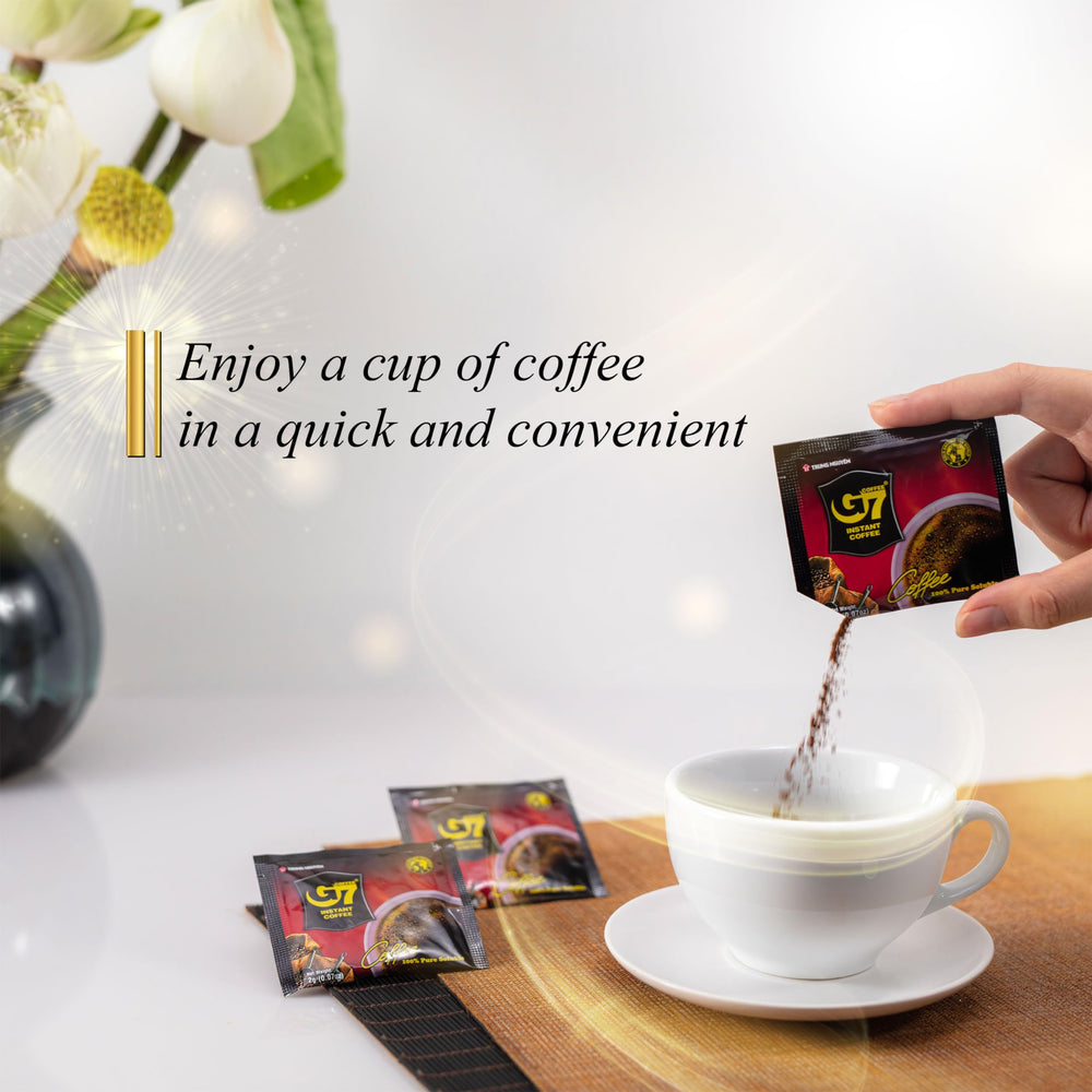 Energy-boosting TRUNG NGUYEN LEGEND G7 Pure Black coffee flavor