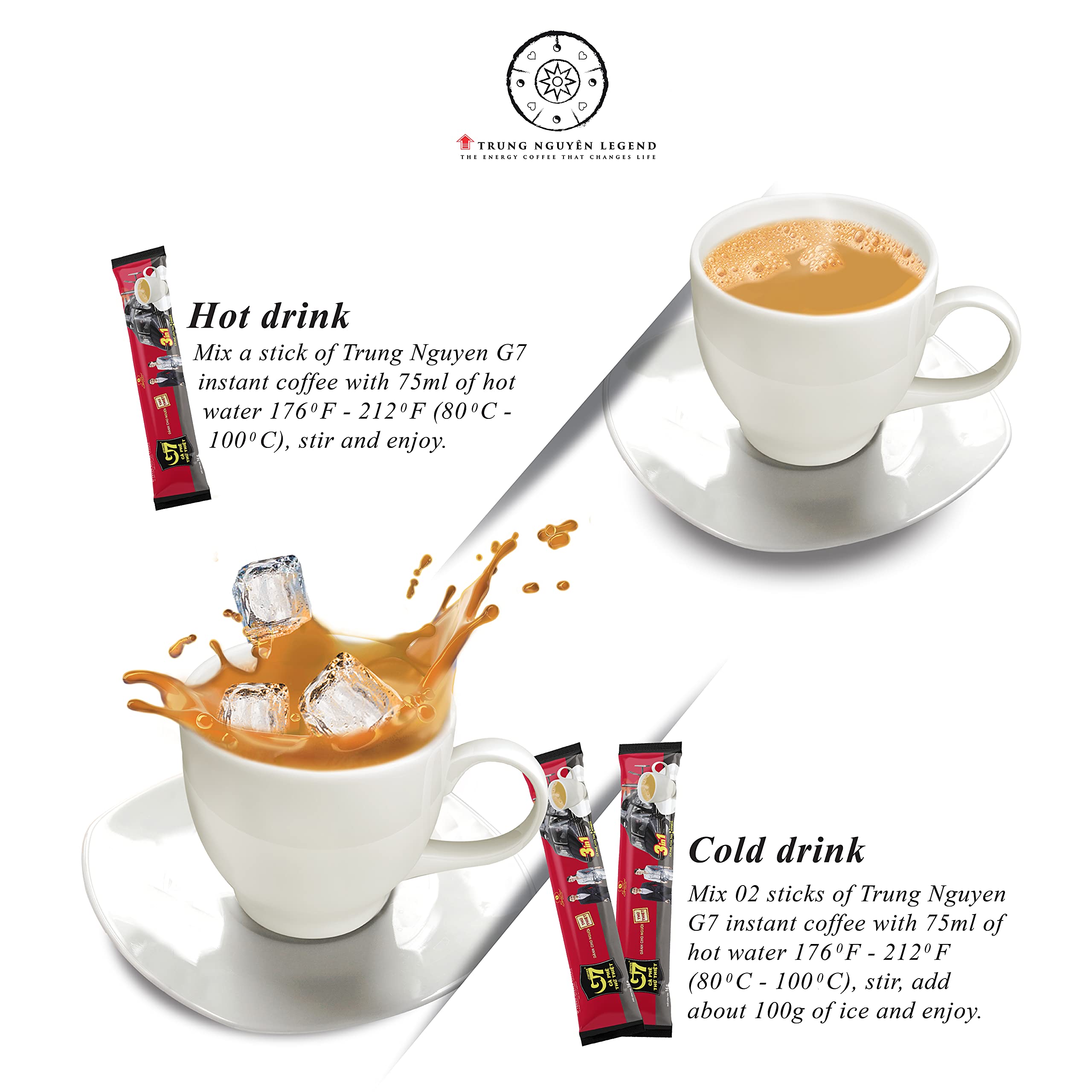 Ready cup of Trung Nguyen Legend G7 with rich aroma.