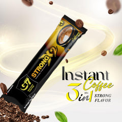 TRUNG NGUYEN LEGEND G7 three-in-one cream-sugar sticks for on-the-go convenience.