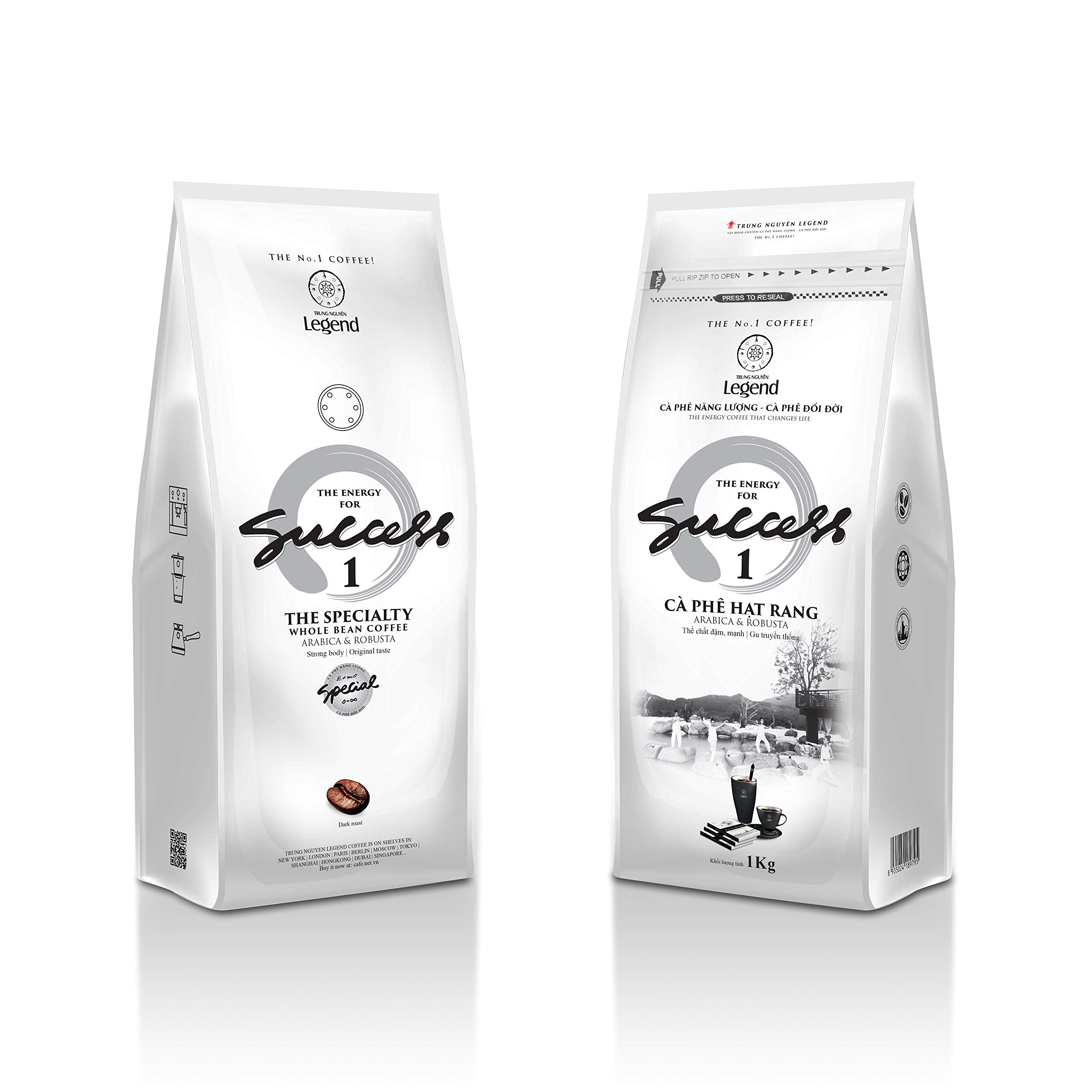 TRUNG NGUYEN LEGEND Success 1 coffee beans ready for a bold brew