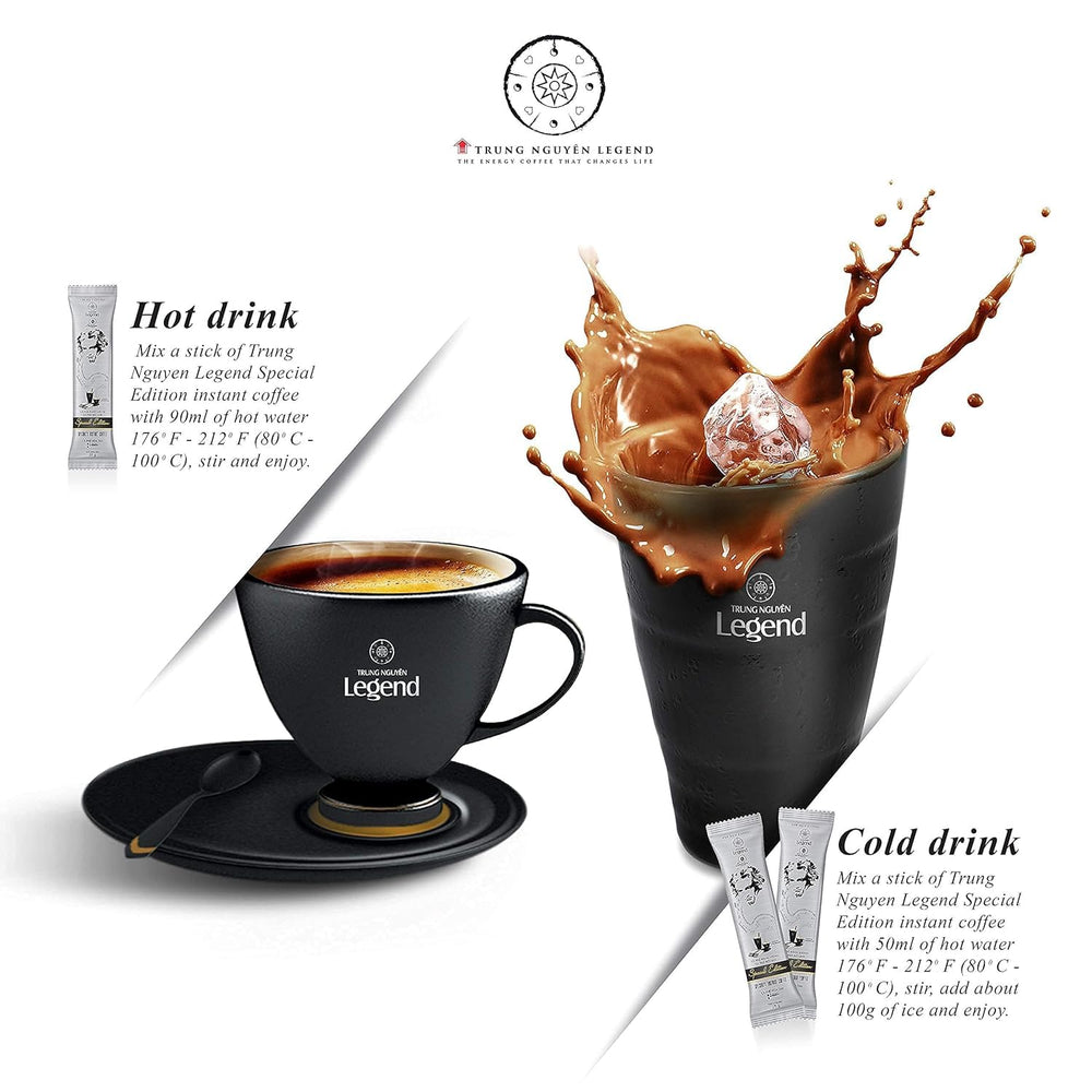 TRUNG NGUYEN LEGEND travel packets enabling easy on-the-go coffee sessions.