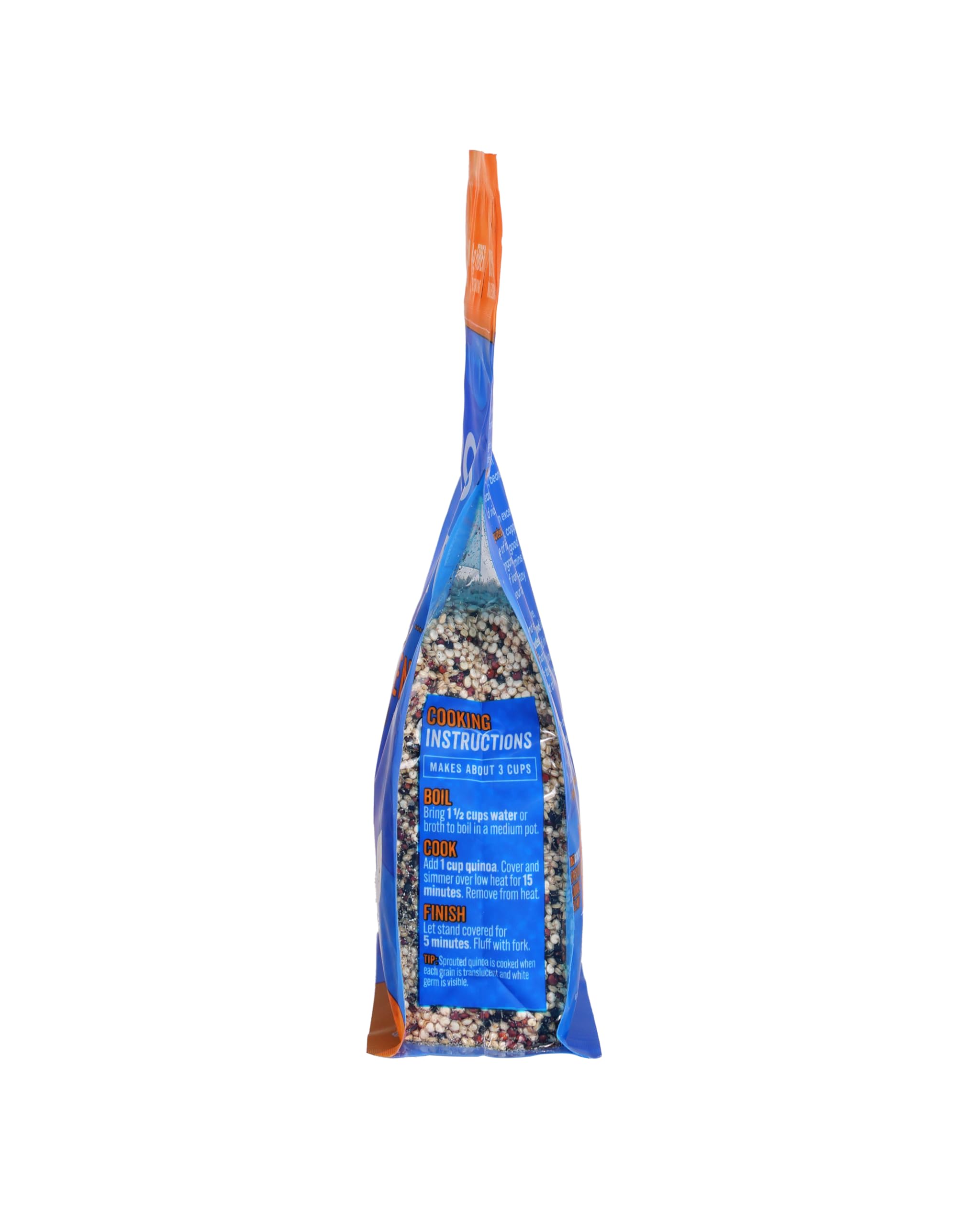 truRoots spouted quinoa blend cooking-steam demonstrates quick, hearty meal options.