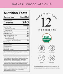 Truvani bar with USDA Organic ingredients for clean, trusted nourishment.