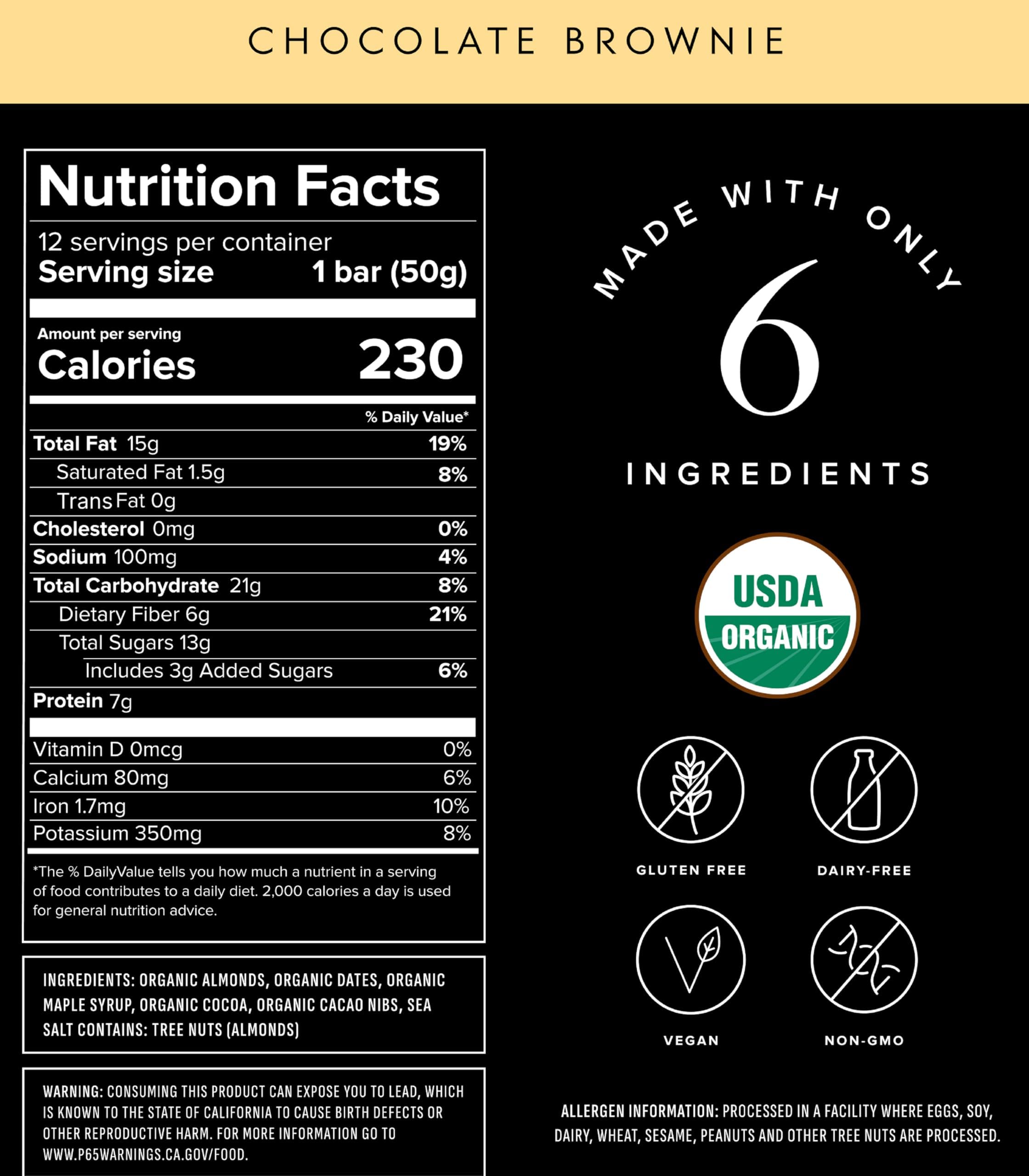 Truvani plant-based snack bars ingredients close-up highlighting natural components.