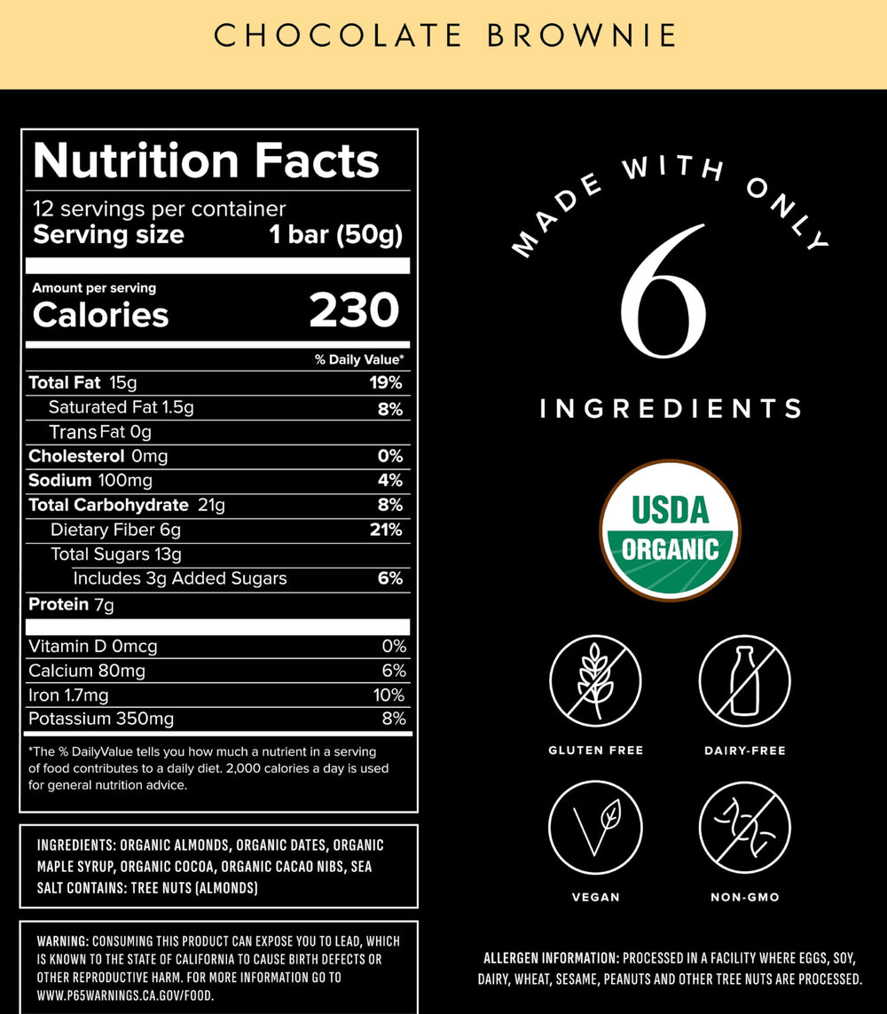Truvani plant-based snack bars ingredients close-up highlighting natural components.