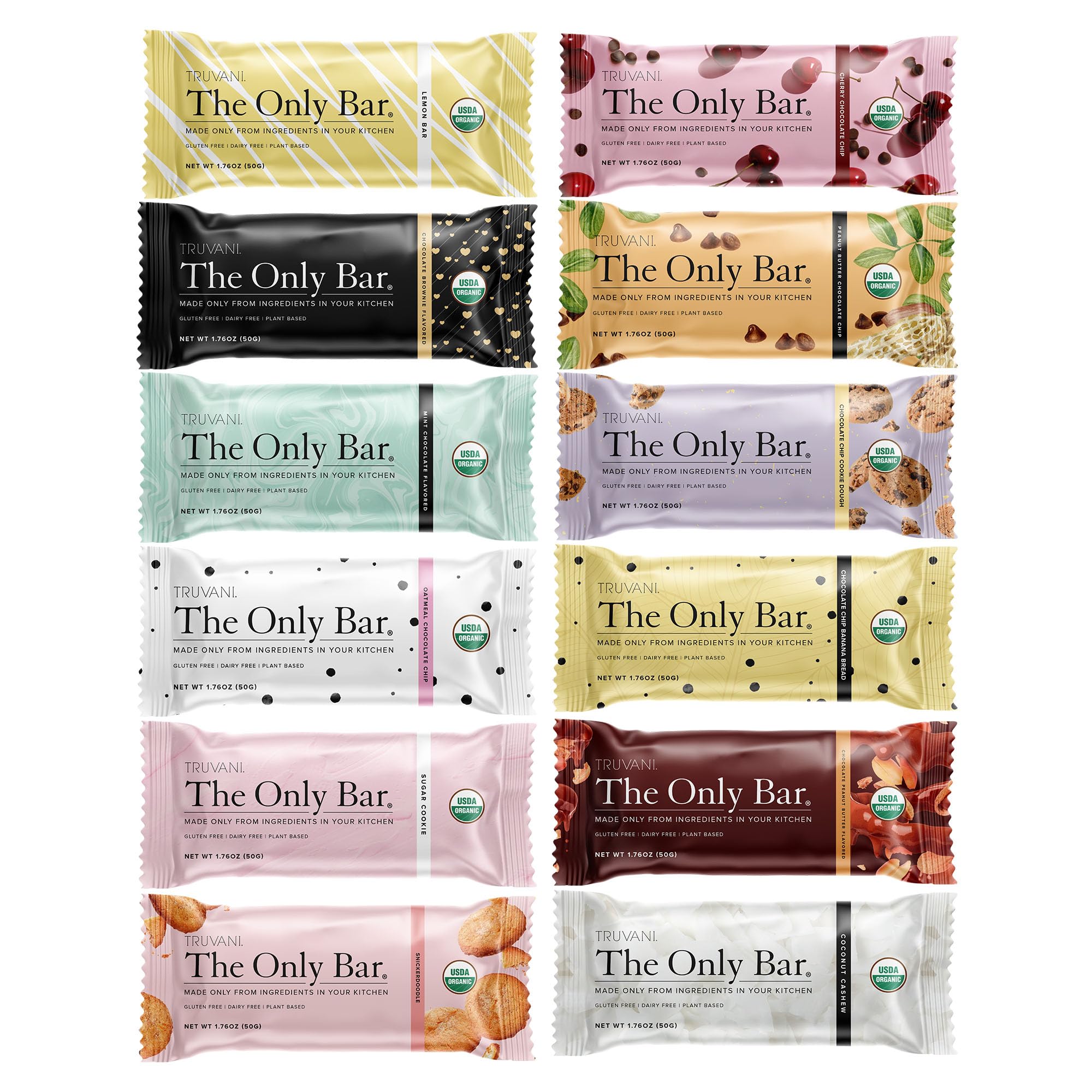 Truvani nutrient-dense energy bar for active days.
