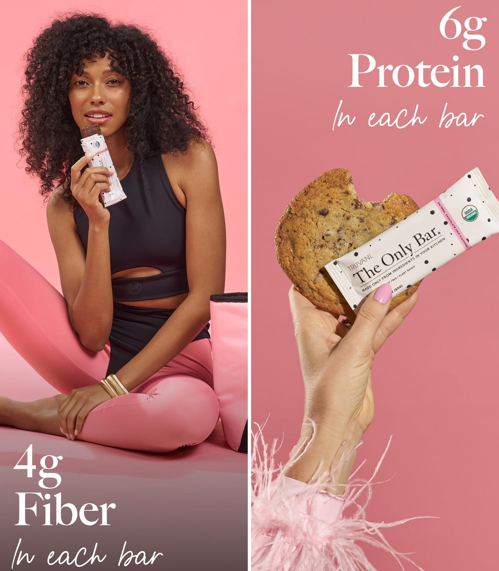 Truvani The Only Bar featuring organic ingredients and gluten-free formulation