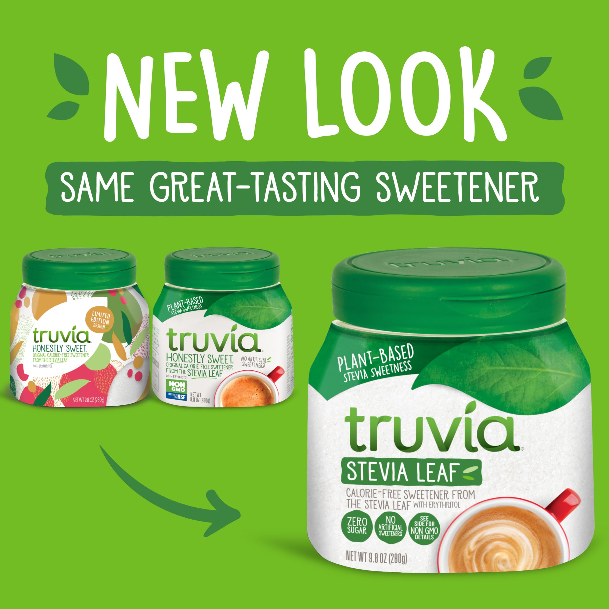 Truvia baking in kitchen setup for tastier recipes.