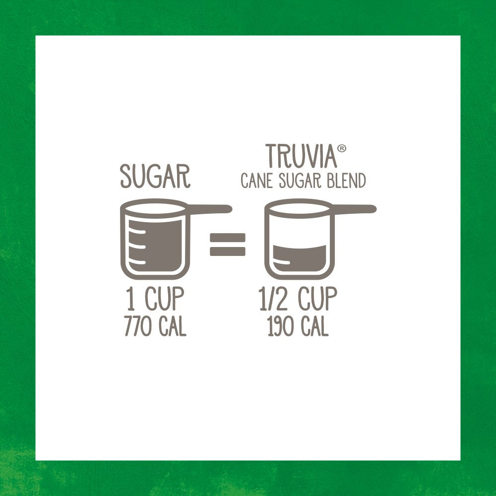 Label on Truvia Cane Sugar Blend shows gluten-free and kosher certification