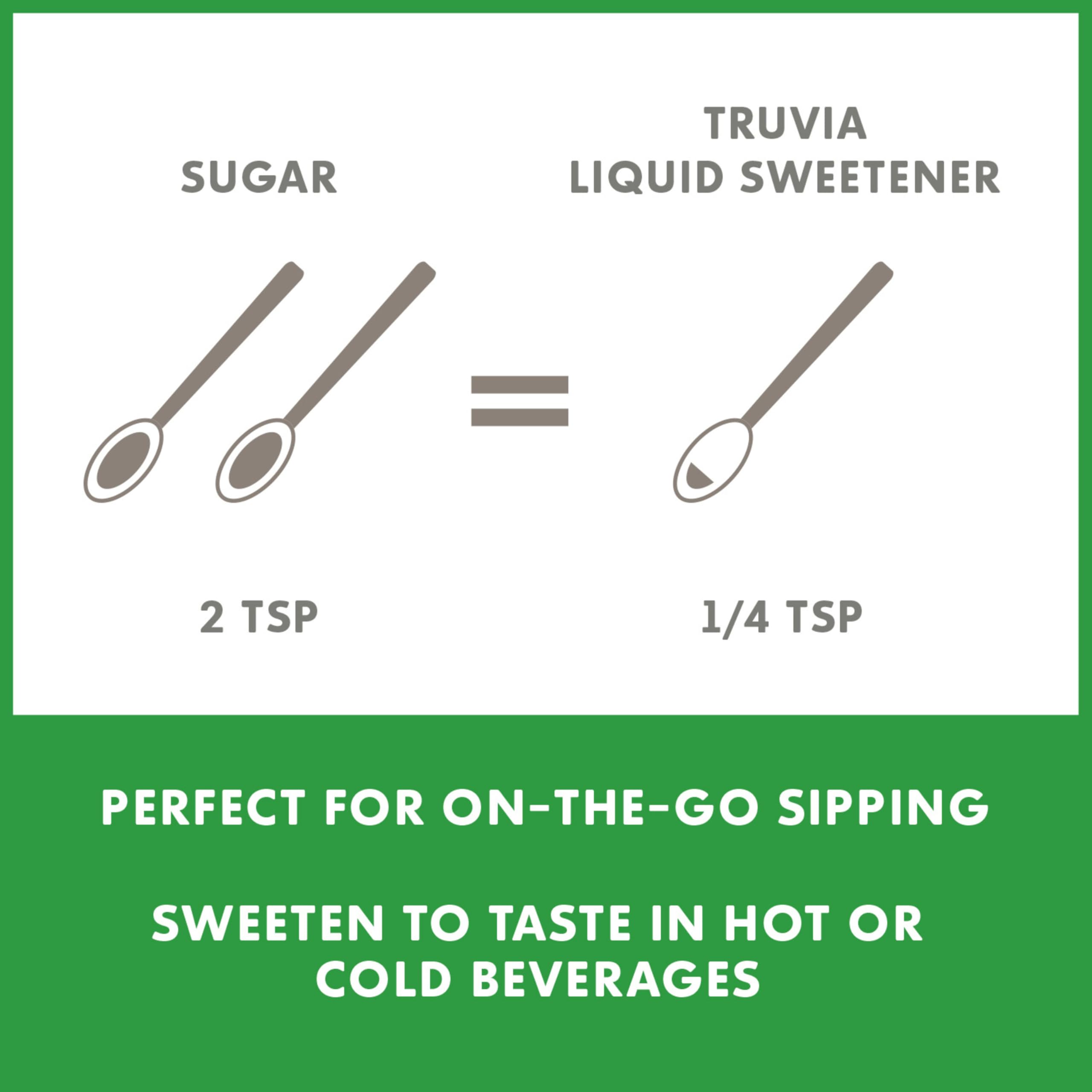 Truvia added to yogurt or smoothies for flavor with no sugar