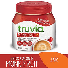 Pouring Truvia into coffee demonstrates easy dose and smooth sweetness