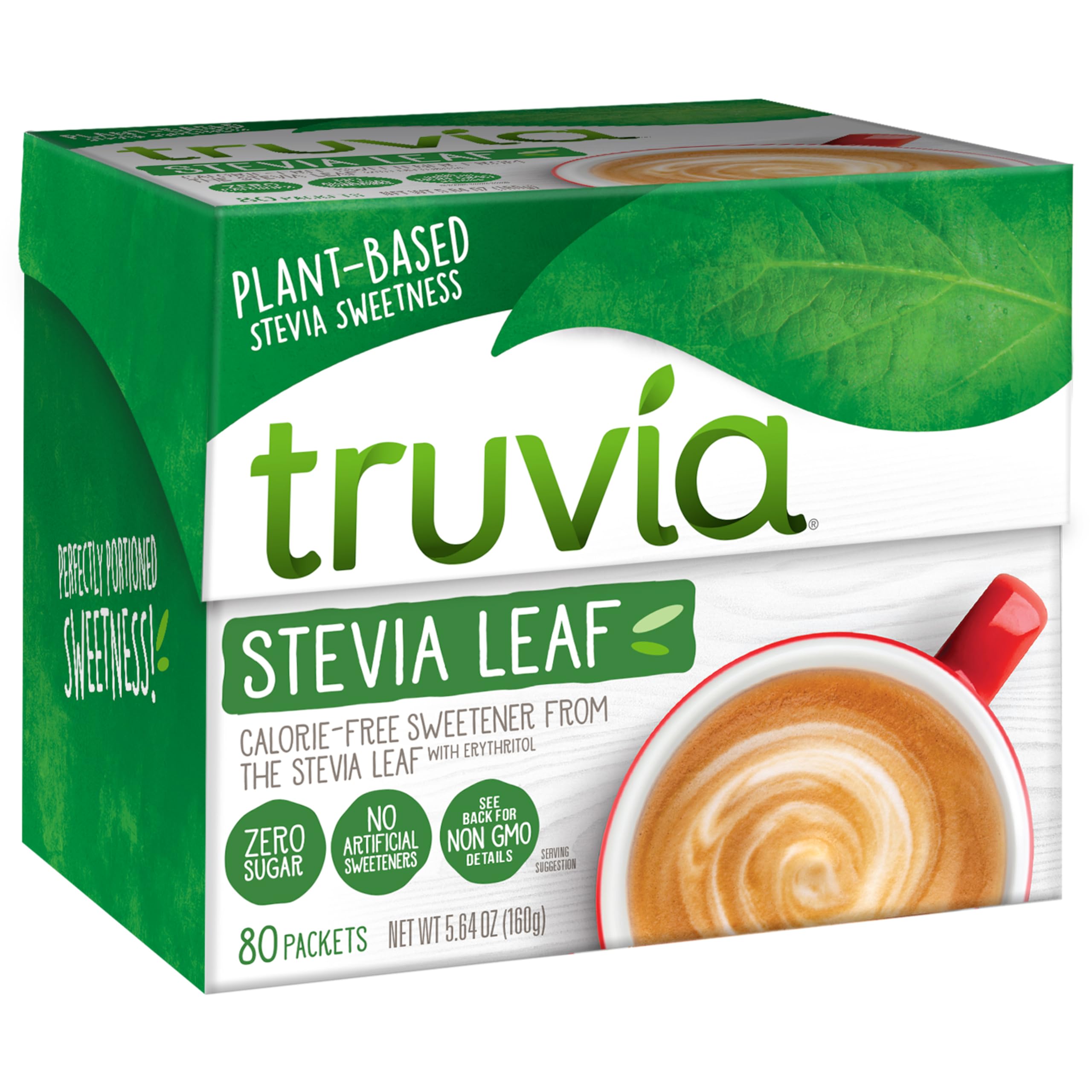 Truvia Original packets on a kitchen counter for quick, calorie-free sweetness