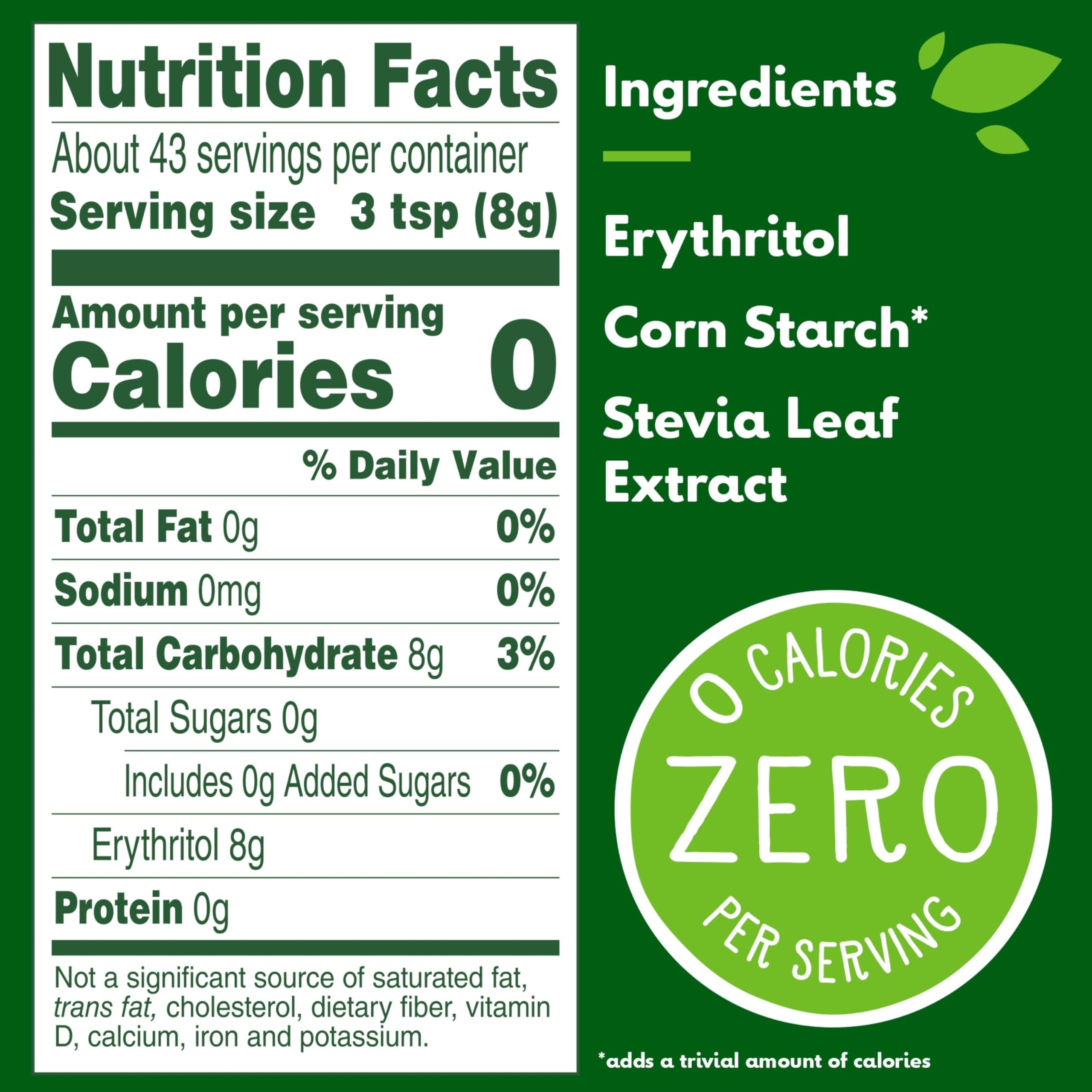 Truvia Sweet Complete bag shows packaging and reseal feature for freshness.