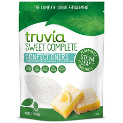 Truvia Sweet Complete Confectioners powder for sugar-free frosting and baking.