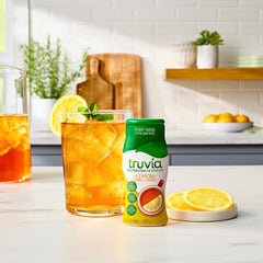 Truvia lemon liquid sweetness for yogurt, smoothies, and cocktails.