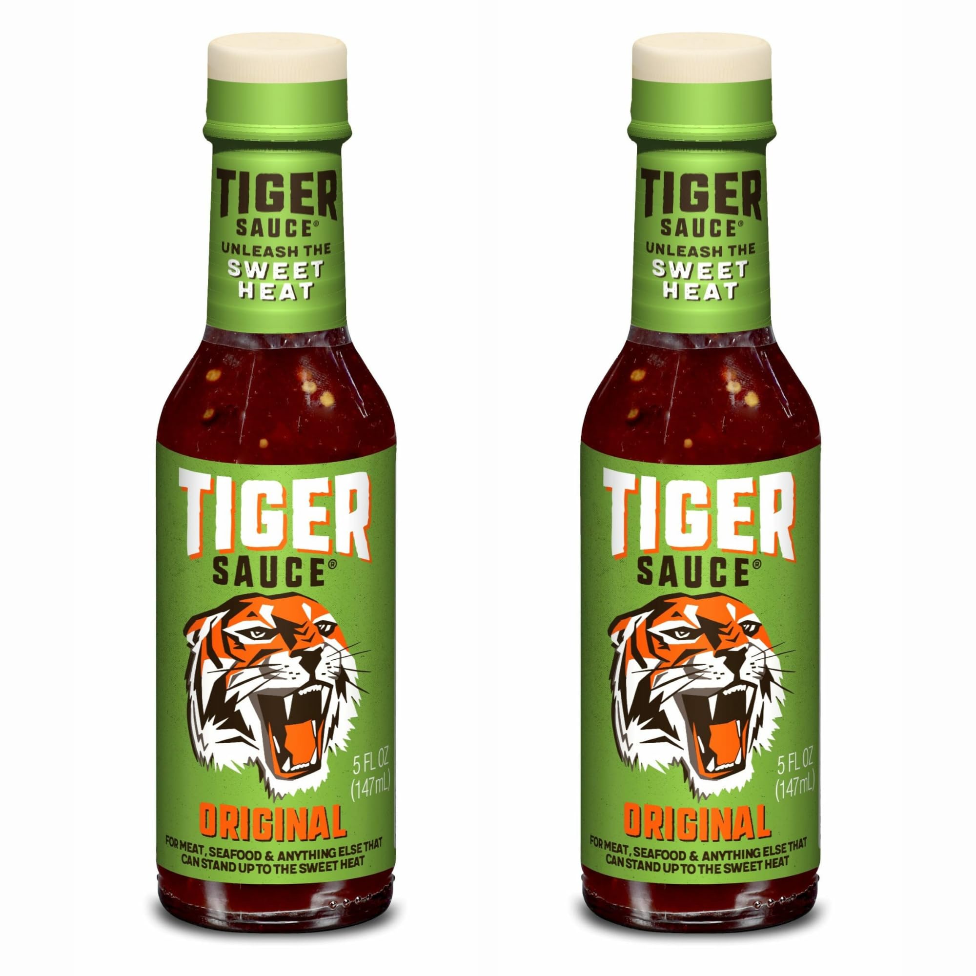 Try Me Tiger Sauce bottle front view showing bold flavor for meals