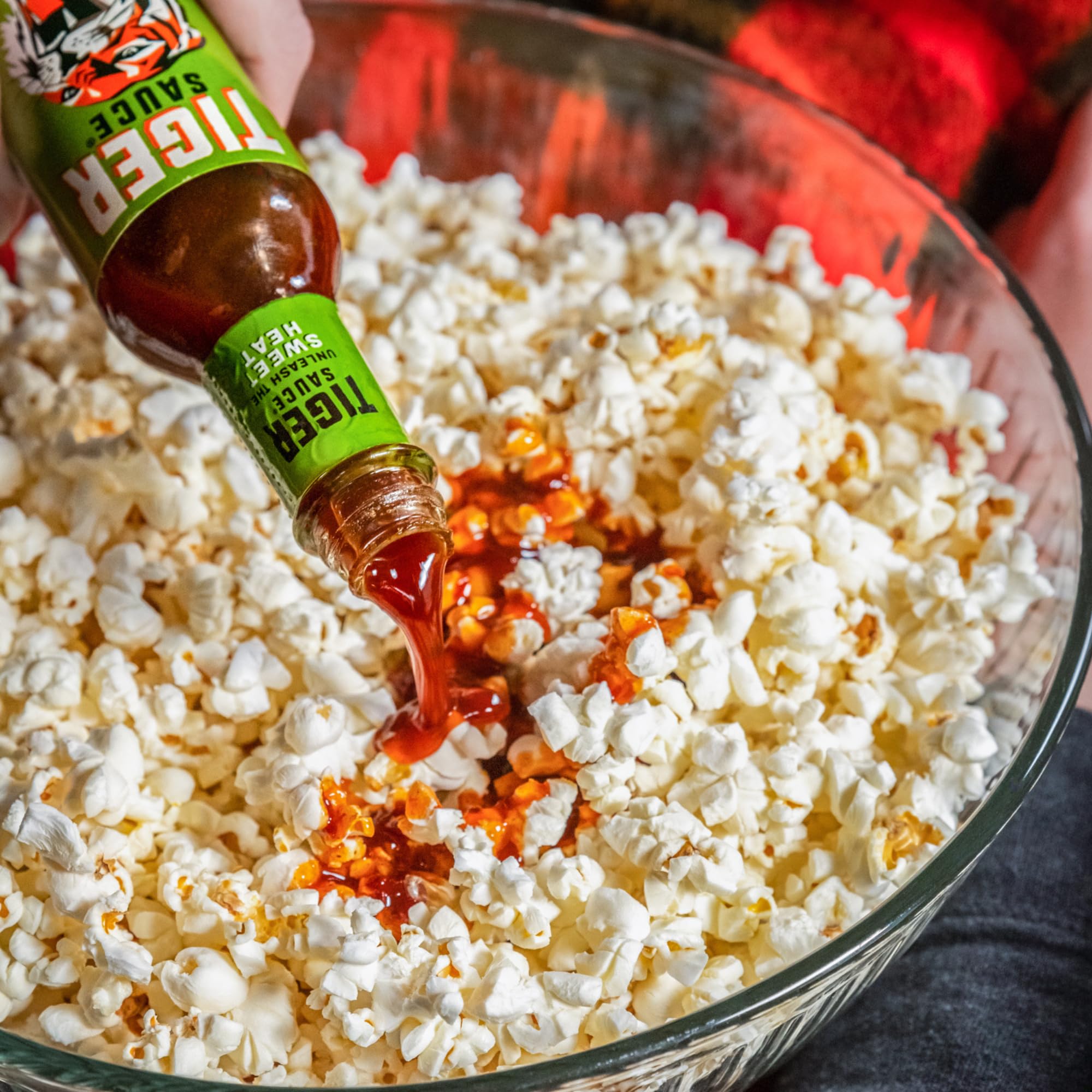 Try Me Tiger Sauce with seafood dish highlighting tangy heat and flavor