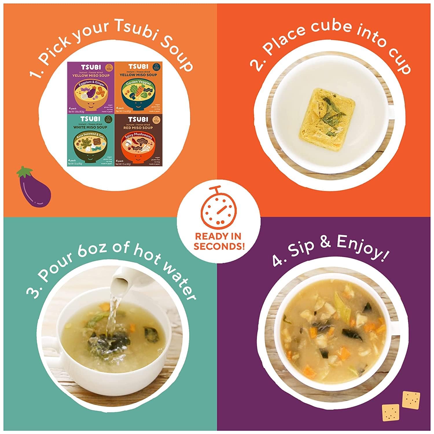 Traceability certification indicating farm-to-spoon quality.