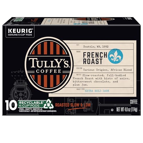Tully's French Roast K-Cup inside-view showing sturdy packaging